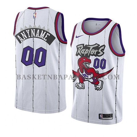 Maillot Tornto Raptors Personnalise Classic Edition 2019-20 Blanc